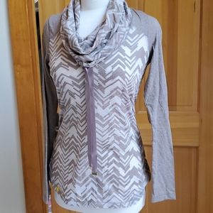 NWT LOL sheer burnout long sleeve shirt S